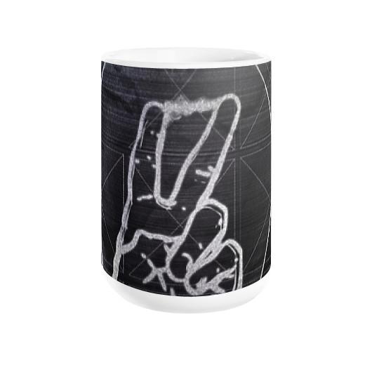 Peace Coffee Mug - Let's Print Big