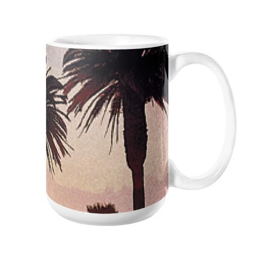 Palm Trees Coffee Mug - Let's Print Big