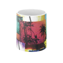 Ocean Beach Palm Trees Vacation Coffee Mug - Let's Print Big