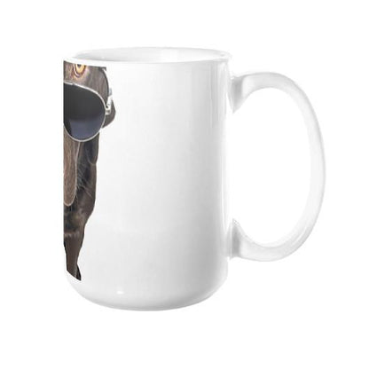 Lab Dog in Sunglasses Coffee Mug - Let's Print Big