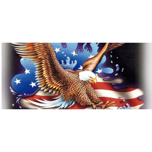 American Flag Bald Eagle #2 Coffee Mug - Let's Print Big