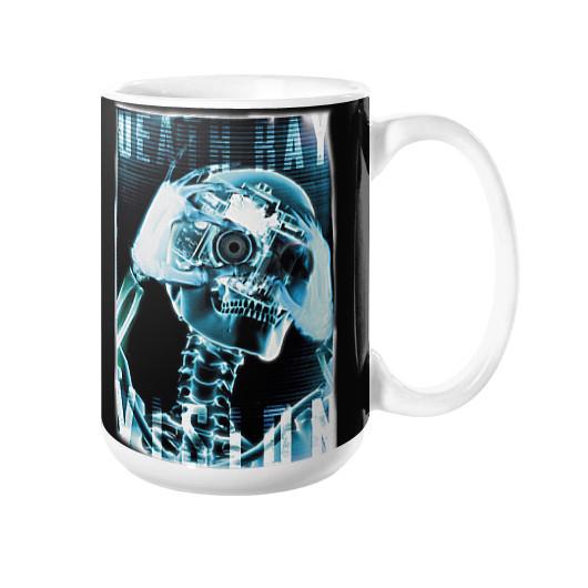Death Ray Vision X Ray Skull Photograph Camera Coffee Mug - Let's Print Big