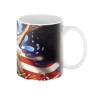 American Flag Bald Eagle #2 Coffee Mug - Let's Print Big