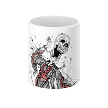 Crazy Laughing Skull Halloween Coffee Mug - Let's Print Big