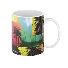Ocean Beach Palm Trees Vacation Coffee Mug - Let's Print Big