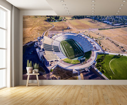 Colorado State University Football Stadium Custom Designed Wallpaper