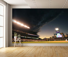 Coors Field Baseball Diamond Field Custom Designed Wallpaper