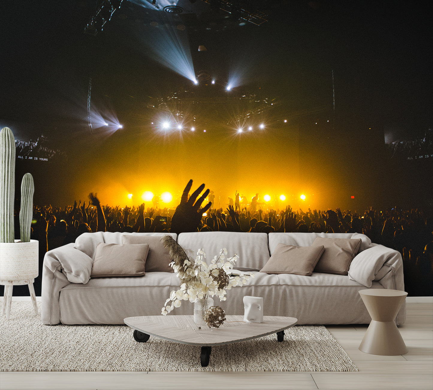 Concert Lights Wall Mural