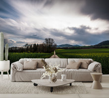 Gravel Road Country Landscape Wall Mural