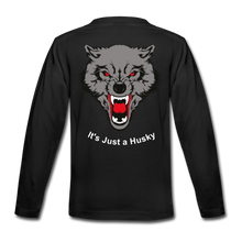 It's Just a Husky Kids' Premium Long Sleeve T-Shirt - black