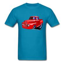 Old Red Truck Men's T-Shirt - turquoise