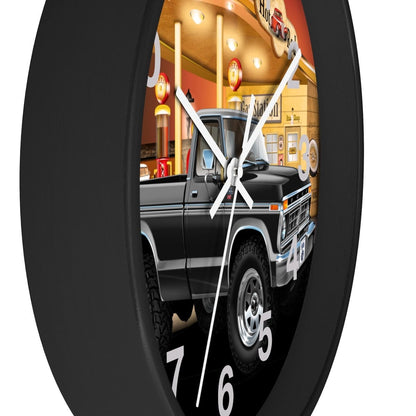 1976 F-150 Ranger XLT 4x4 Pickup Truck Wall clock