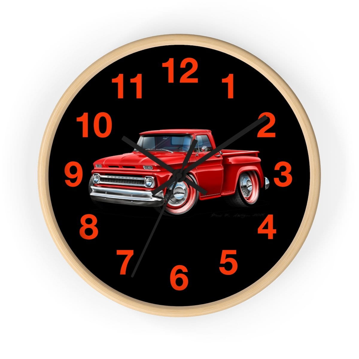 1971 C10 Pickup Wall clock – Let's Print Big