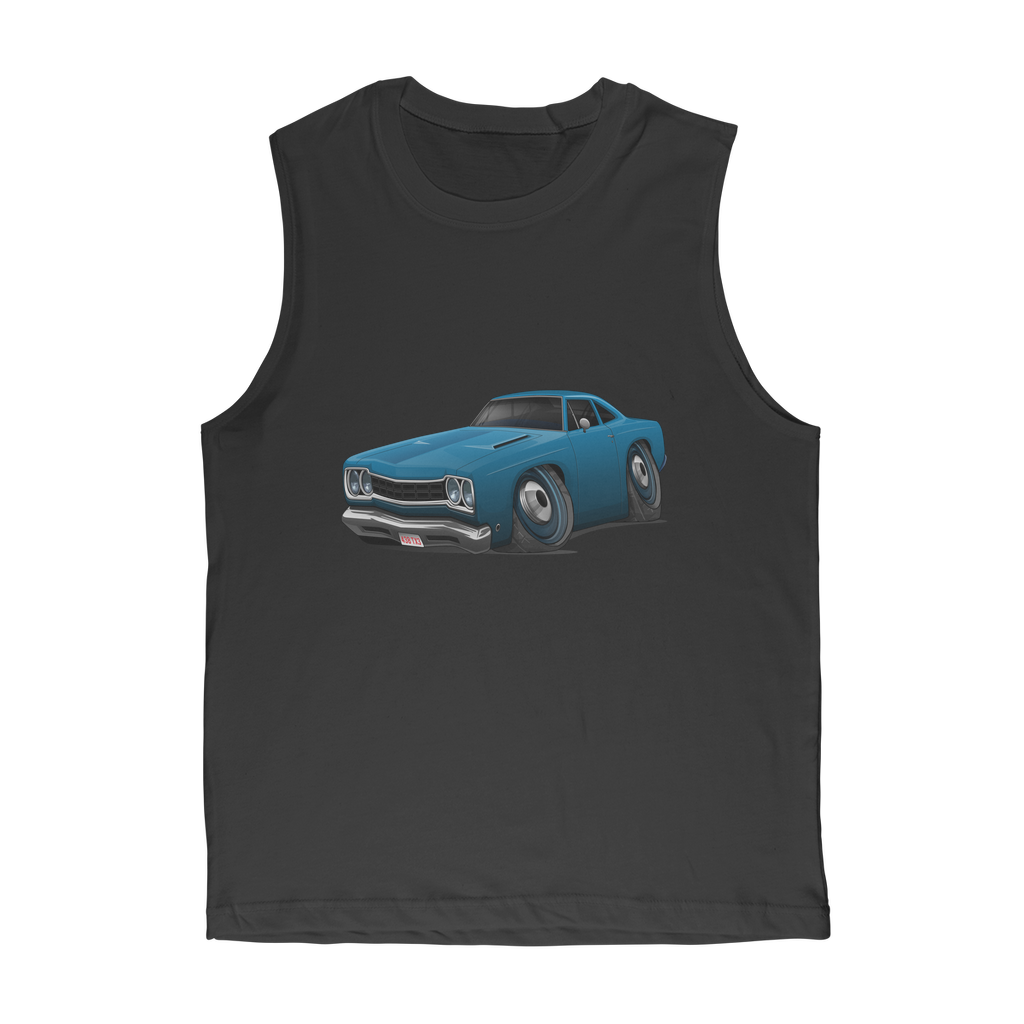 1968 Plymouth Roadrunner Car Art Premium Adult Muscle Top