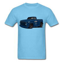 1967 Ford F-100 Men's T-Shirt - aquatic blue