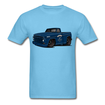 1967 Ford F-100 Men's T-Shirt - aquatic blue