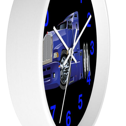 Big Blue Semi Rig Wall clock