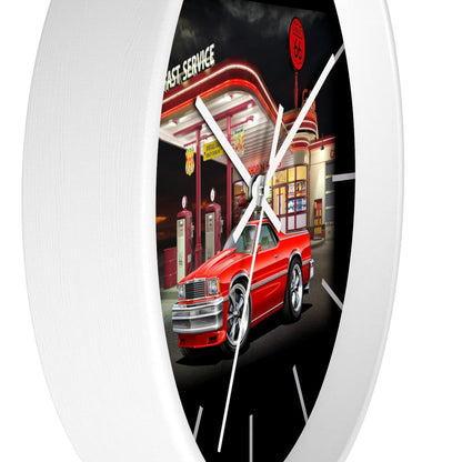 1978 El Camino Gas Station Wall clock