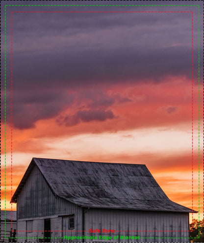 Barn Sunset Blanket
