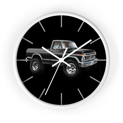 1976 F-150 Ranger XLT 4x4 Pickup Truck Wall clock