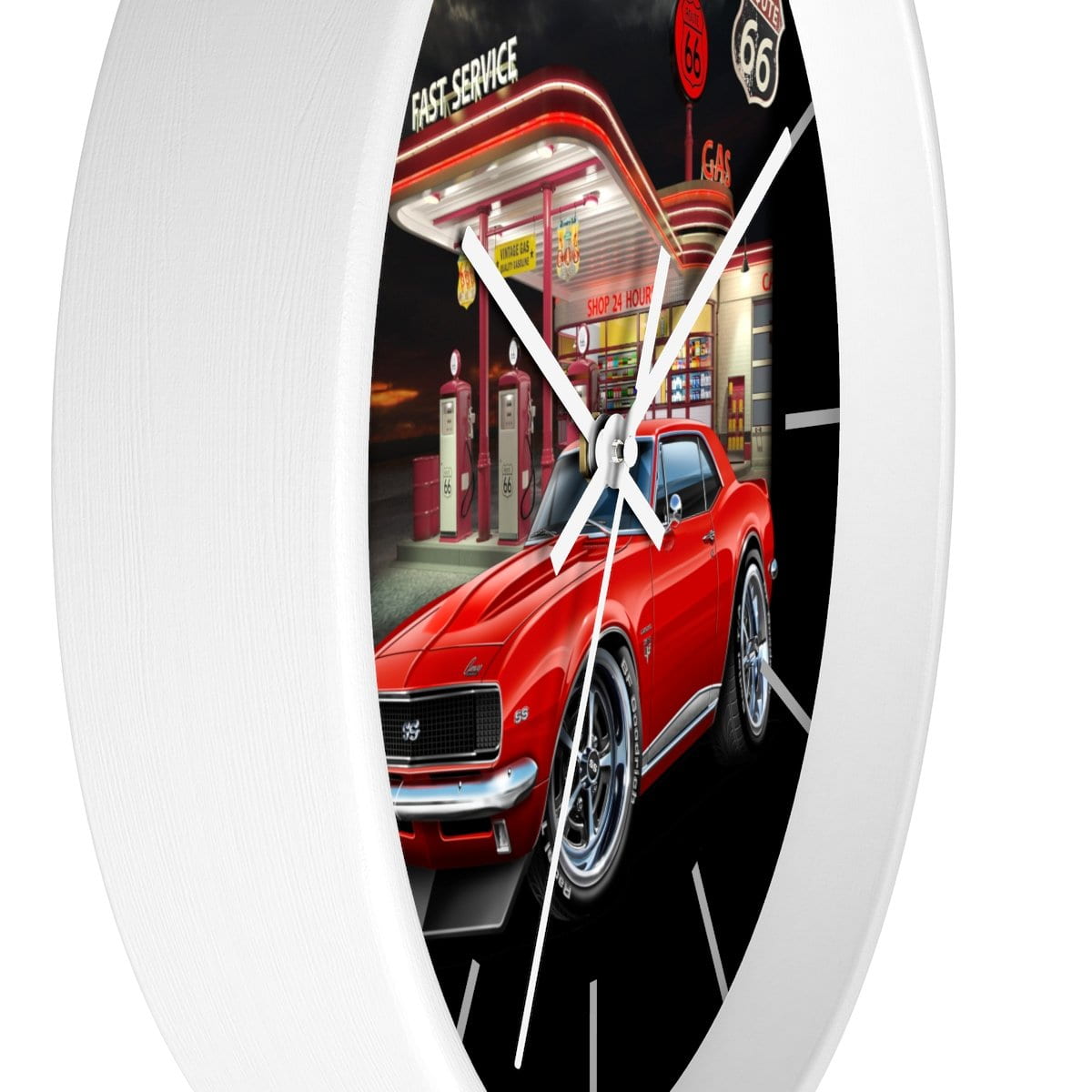 1967 Camaro SS Vintage Gas Wall clock
