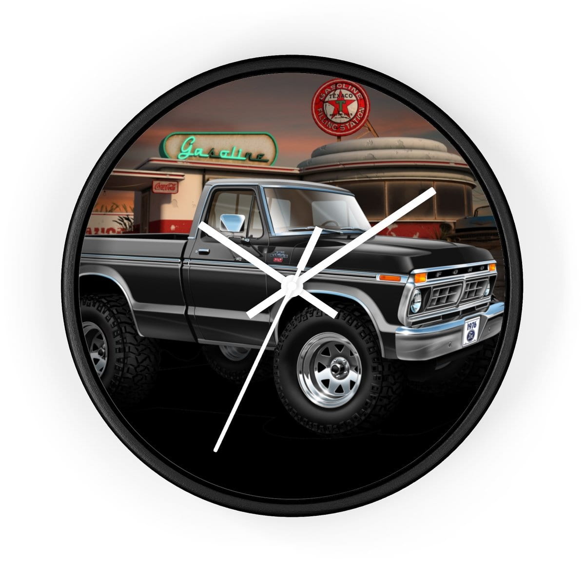 1976 F-150 Ranger XLT 4x4 Pickup Wall clock