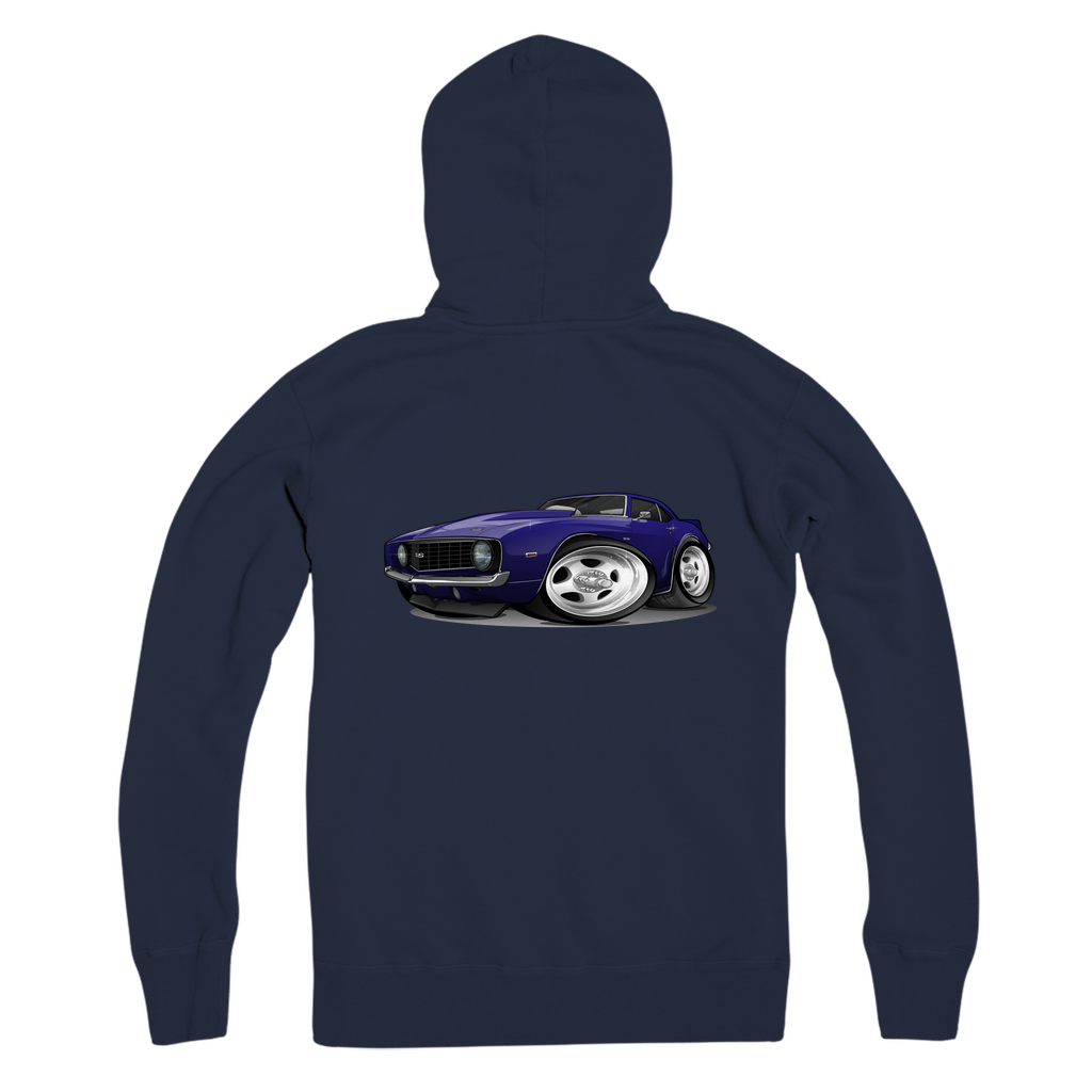 1st Generation Purple Camaro Premium Adult Zip Hoodie