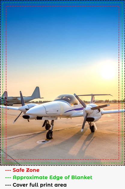 Runway Plane Blanket