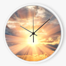 Cloudy Sunrise 10 inch wall clock