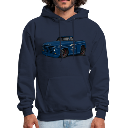 1967 Blue Ford F-100 Men's Hoodie - navy