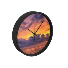 Cloudy Sunset 10 inch wall clock