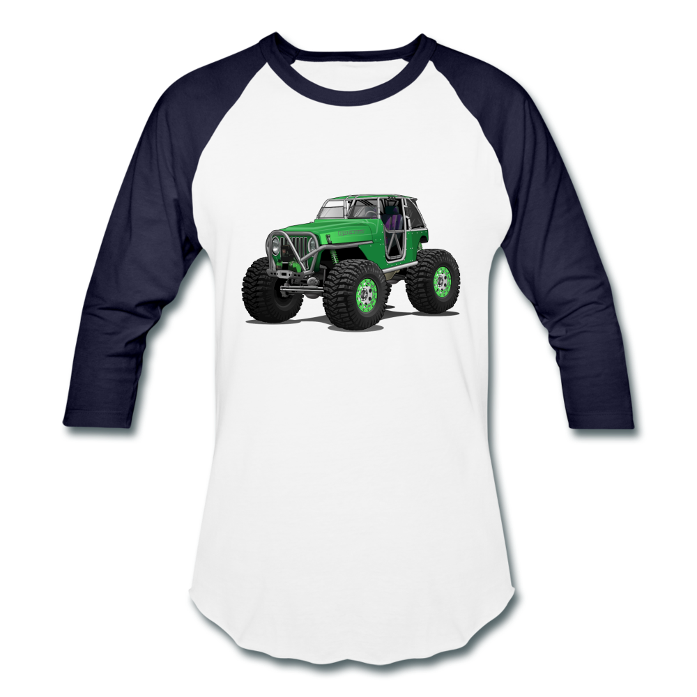 Baseball T-Shirt - white/navy