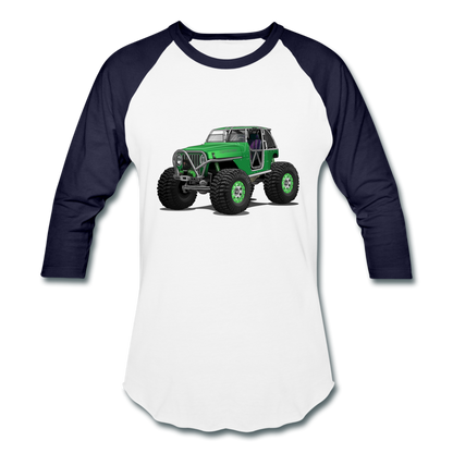 Baseball T-Shirt - white/navy