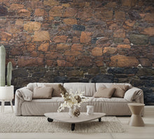 Dark Stone Wall Very Realistic Custom Designed Wallpaper