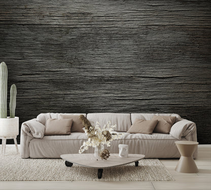 Dark Wood Texture Wallpaper