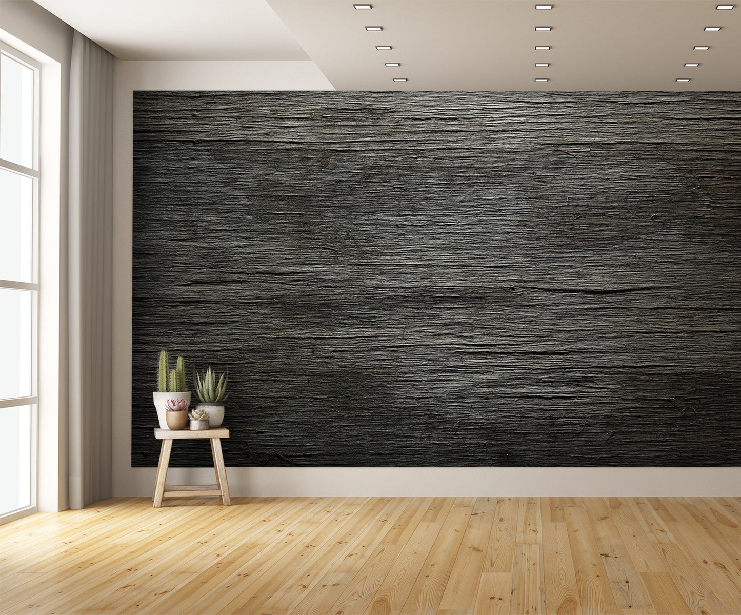 Dark Wood Texture Wallpaper