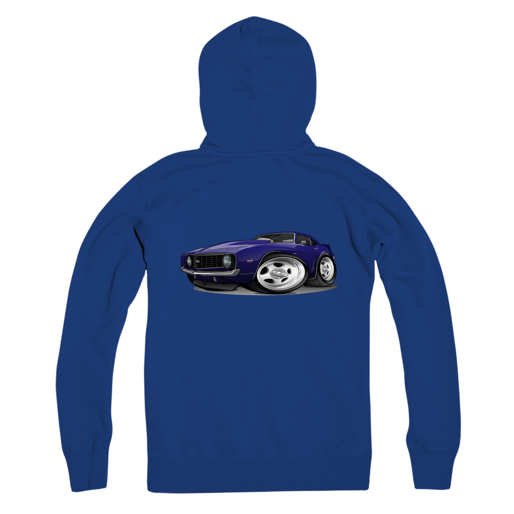 1st Generation Purple Camaro Premium Adult Zip Hoodie