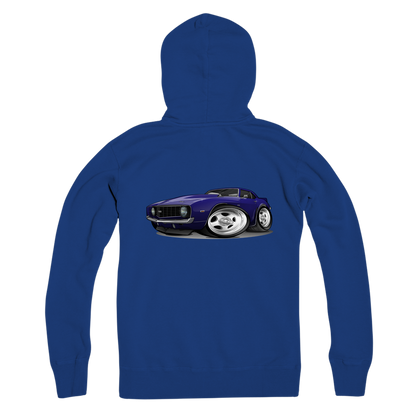 1st Generation Purple Camaro Premium Adult Zip Hoodie