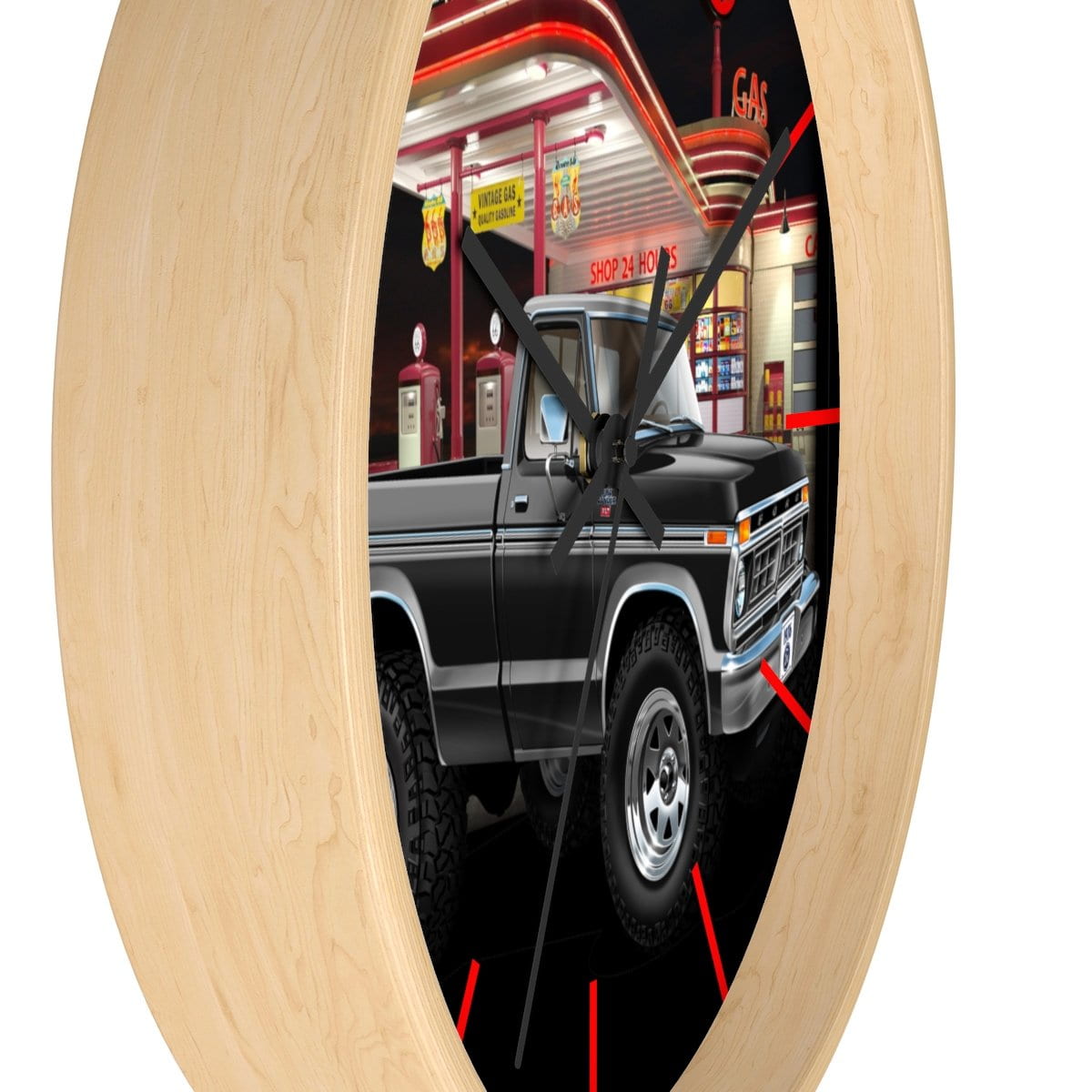 1976 F-150 Ranger XLT 4x4 Pickup Wall clock