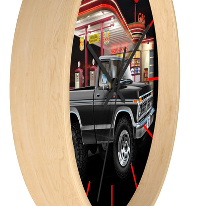 1976 F-150 Ranger XLT 4x4 Pickup Wall clock