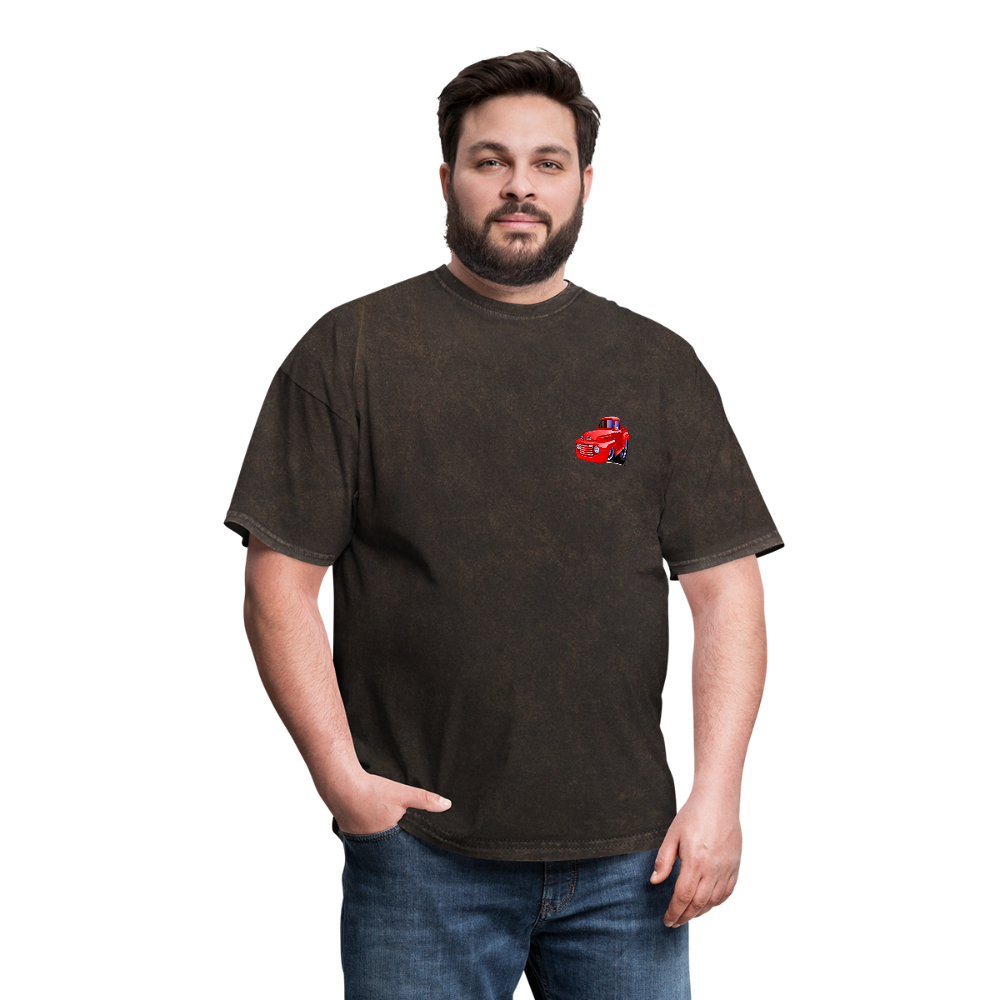 Old Red Truck Version B Men's T-Shirt - mineral black