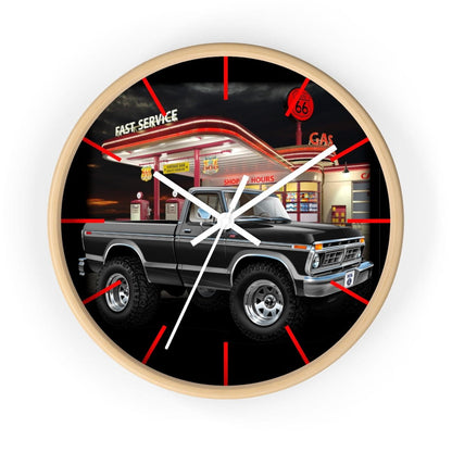 1976 F-150 Ranger XLT 4x4 Pickup Wall clock