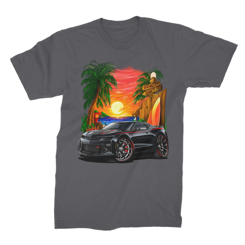 Surfs Up 2017 Camaro SS Car Art Premium Jersey Men's T-Shirt