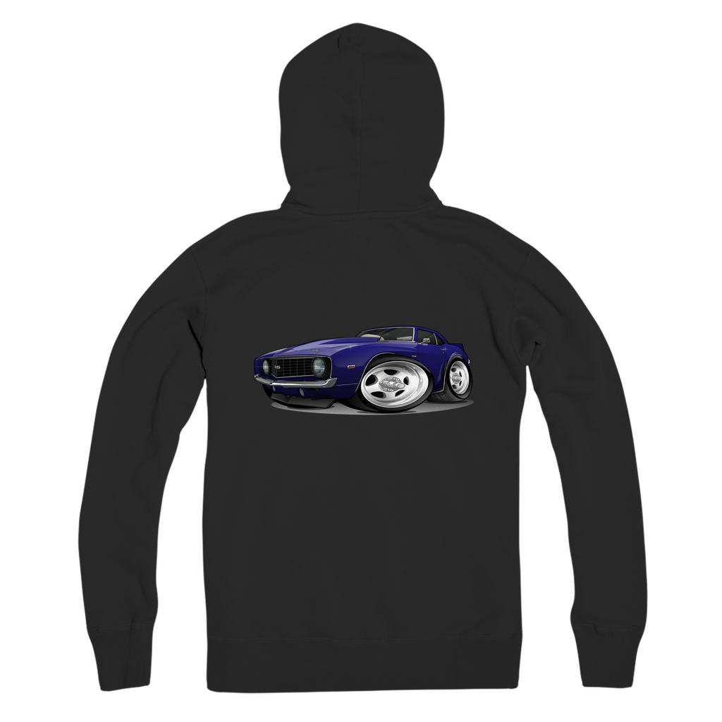 1st Generation Purple Camaro Premium Adult Zip Hoodie