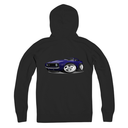 1st Generation Purple Camaro Premium Adult Zip Hoodie
