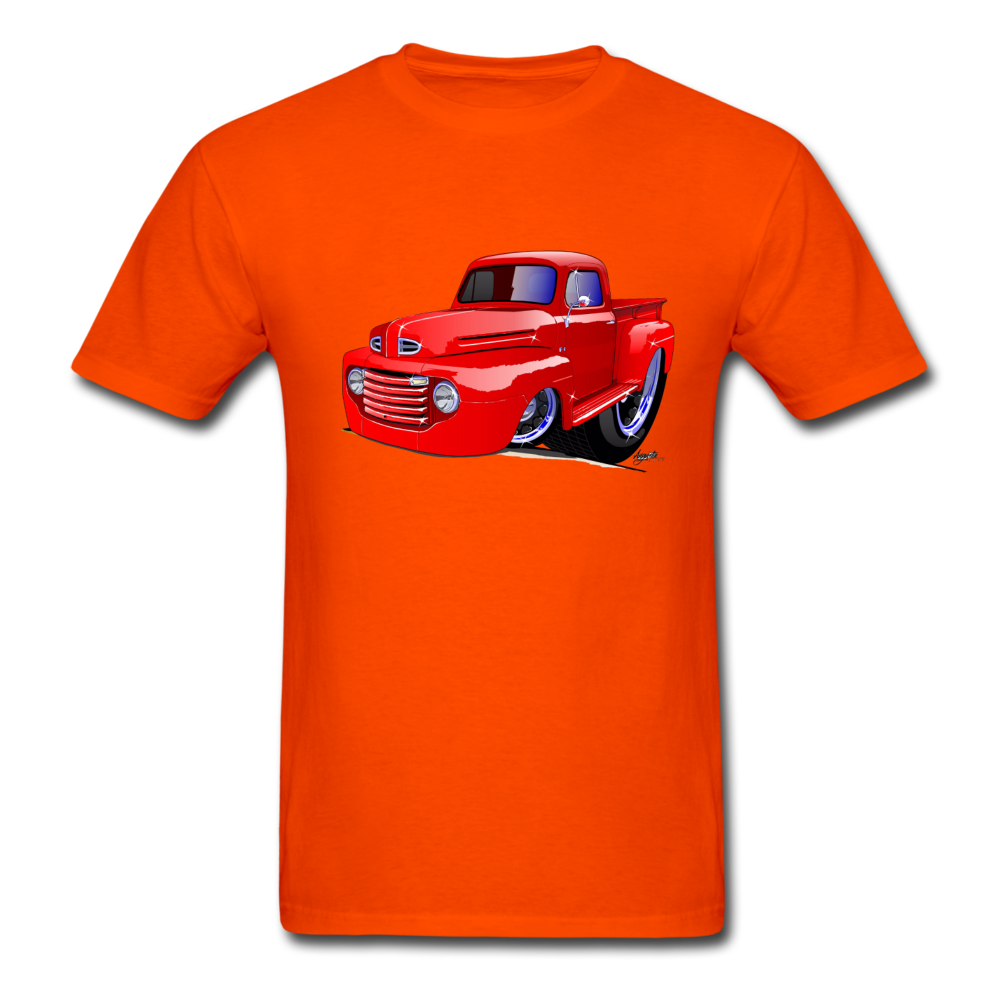 Old Red Truck Men's T-Shirt - orange