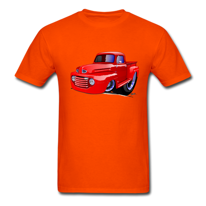 Old Red Truck Men's T-Shirt - orange