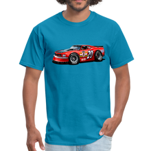 Mustang Race Car Men's T-Shirt - turquoise