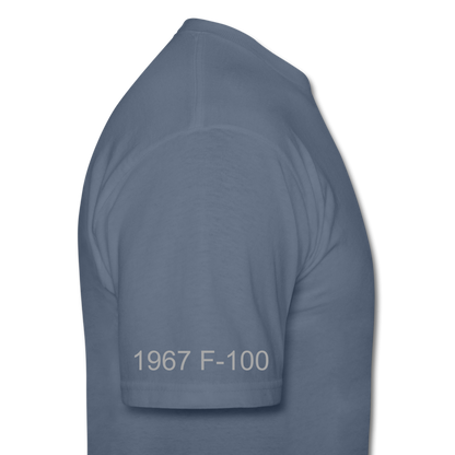 1967 Ford F-100 Men's T-Shirt - denim