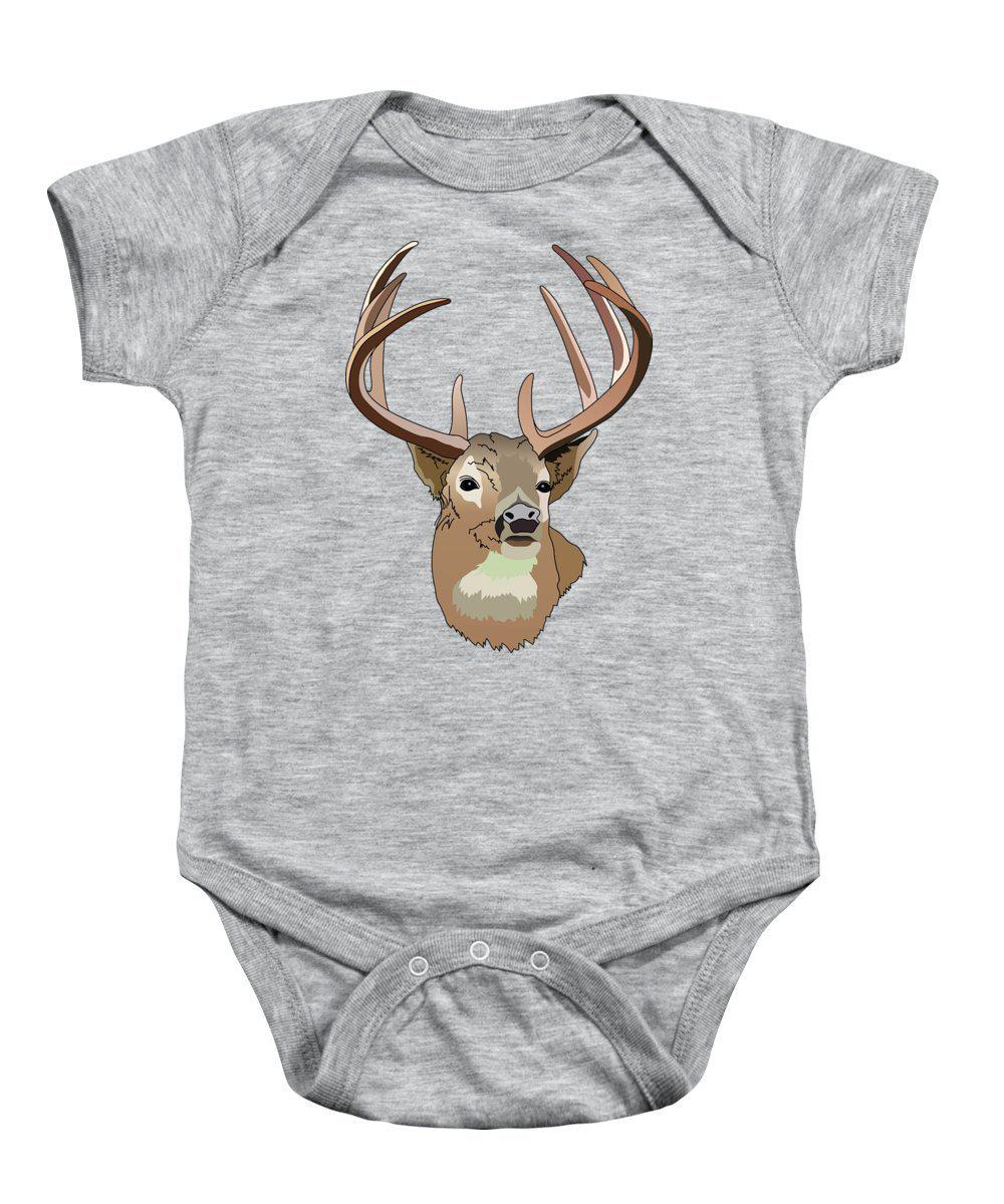 Deer Silhouette - Baby Onesie